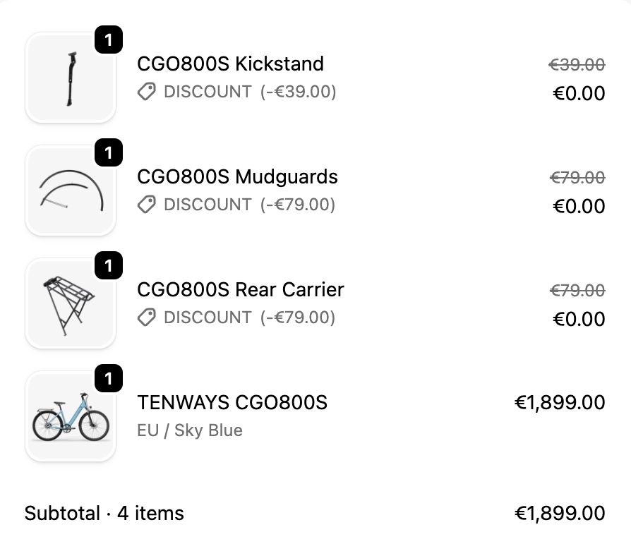 Order Tenways CGO800S